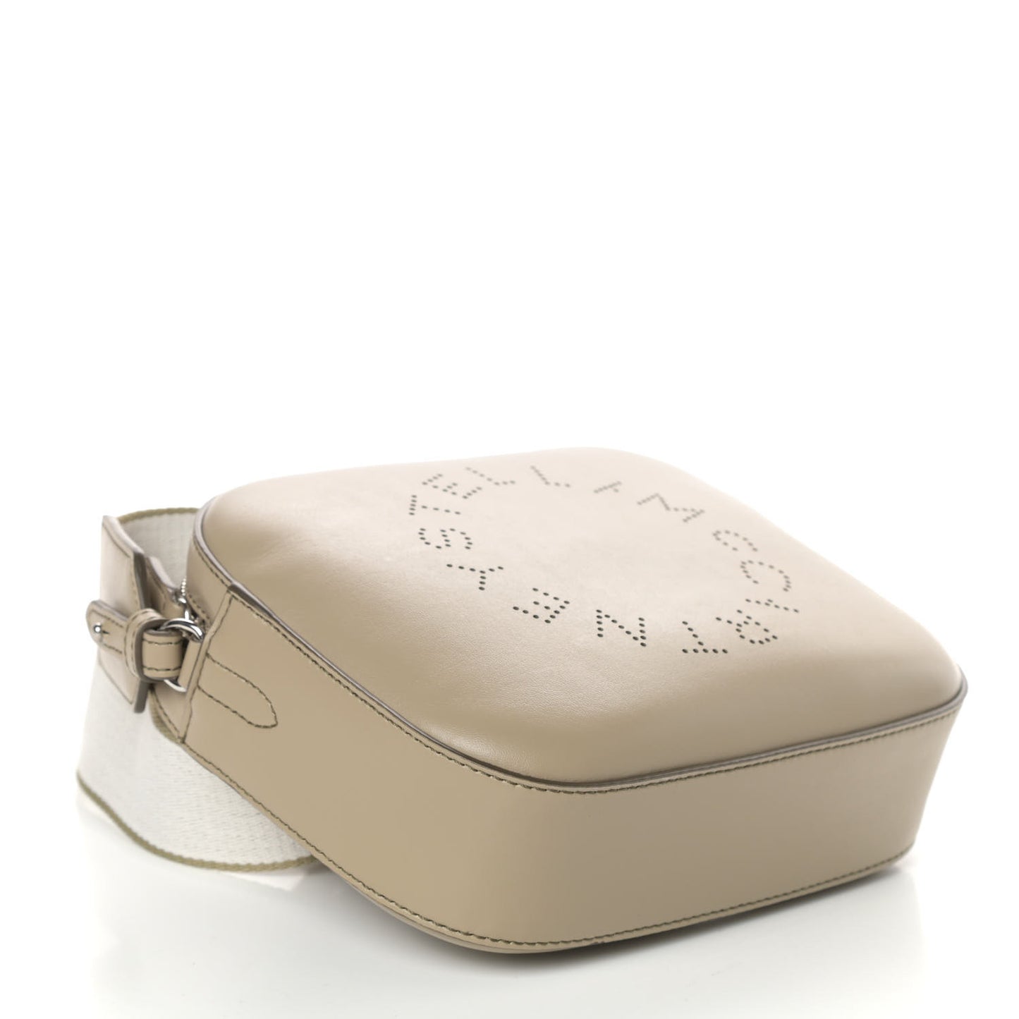 Eco Alter Nappa Perforated Logo Mini Bag Taupe