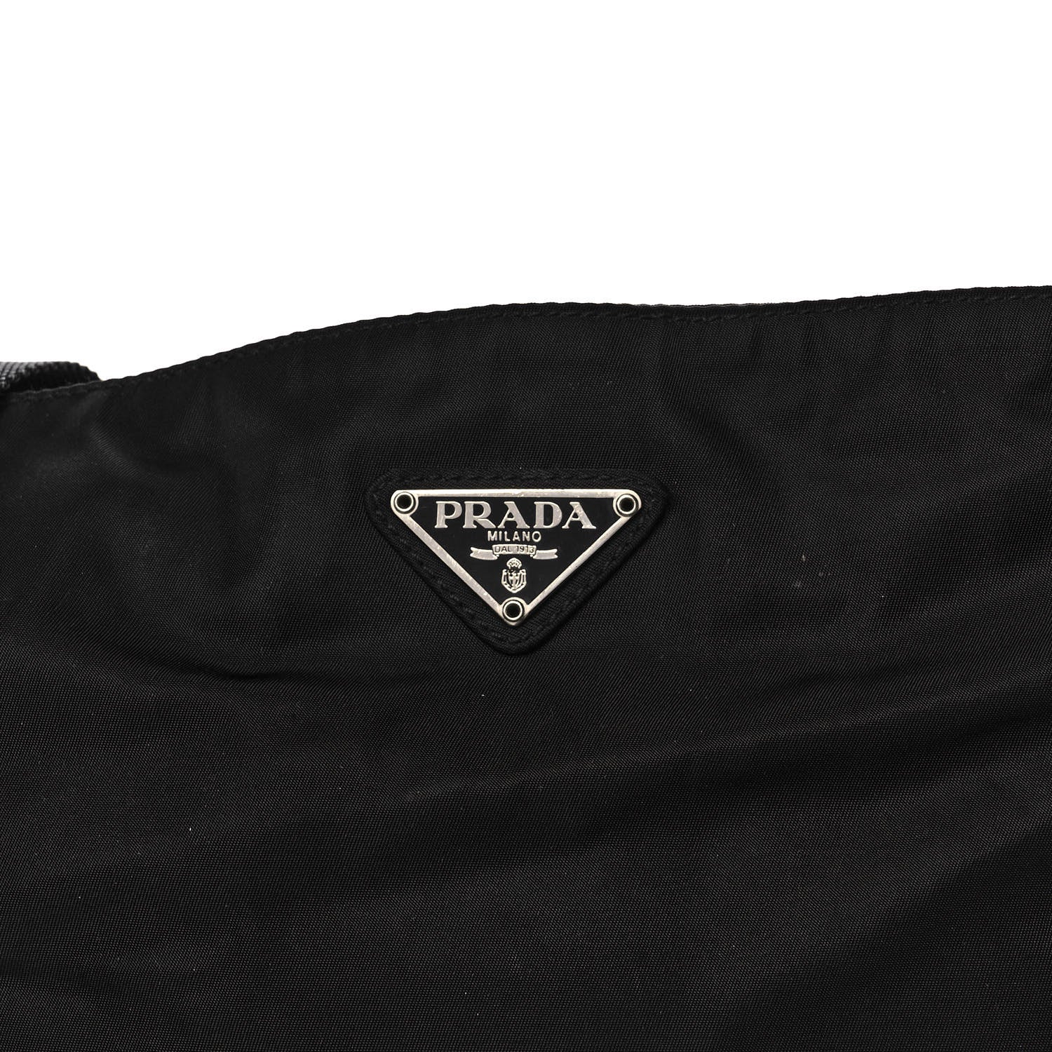 Prada Nylon Saffiano Flat Messenger Bag Black 7 of 10