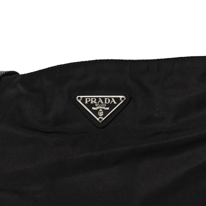Prada Nylon Saffiano Flat Messenger Bag Black 7 of 10