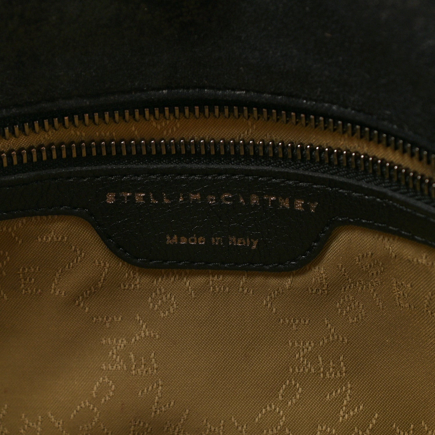 Stella McCartney Shaggy Deer Quilted Falabella Fold Over Clutch Black 6 of 8