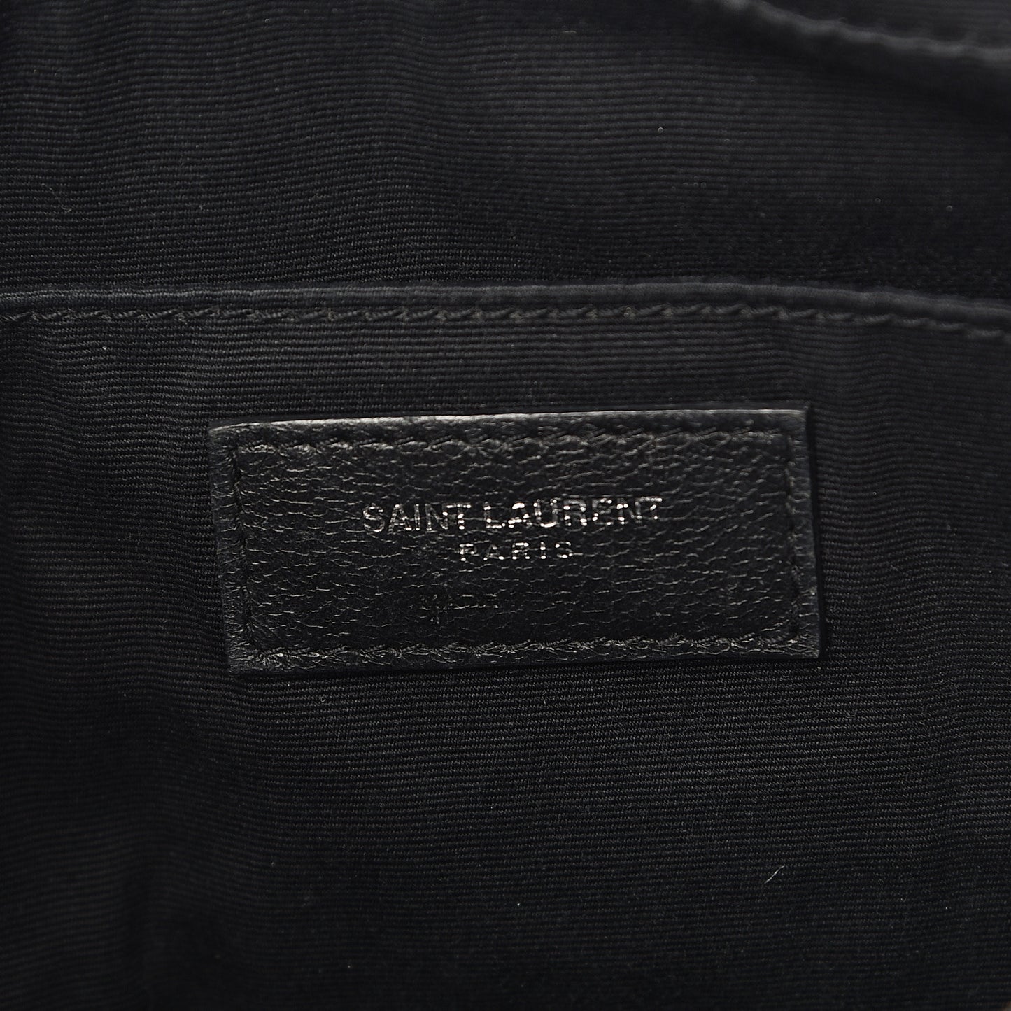 Lambskin Monogram Small Lou Camera Bag Black
