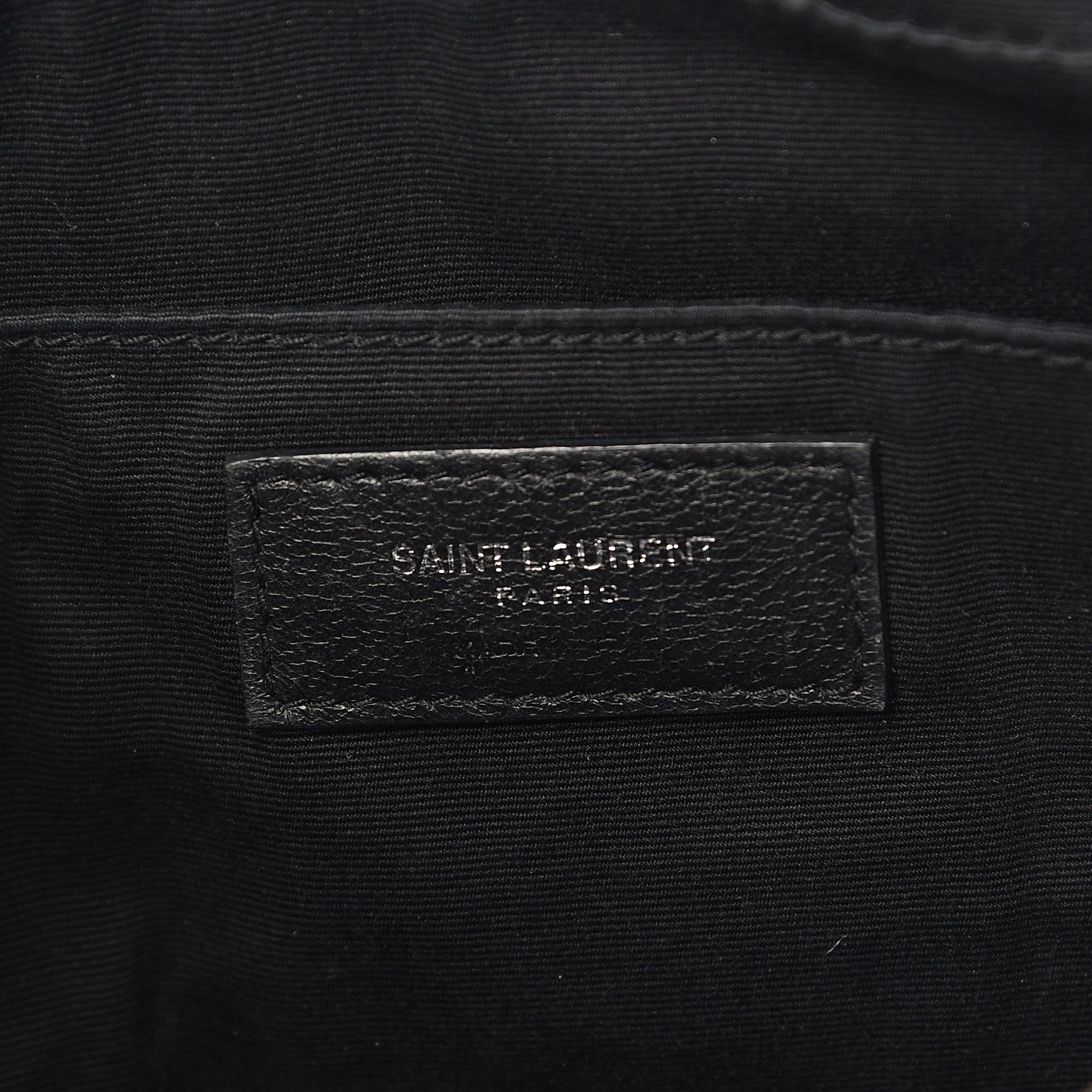 Saint Laurent Lambskin Monogram Small Lou Camera Bag Black 6 of 17