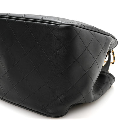 Chanel Calfskin Stitched Mini Shopping Tote Black 10 of 10