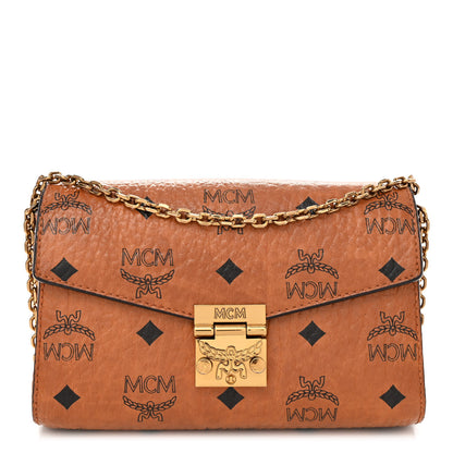 MCM Visetos Tracy Crossbody Cognac 1 of 11