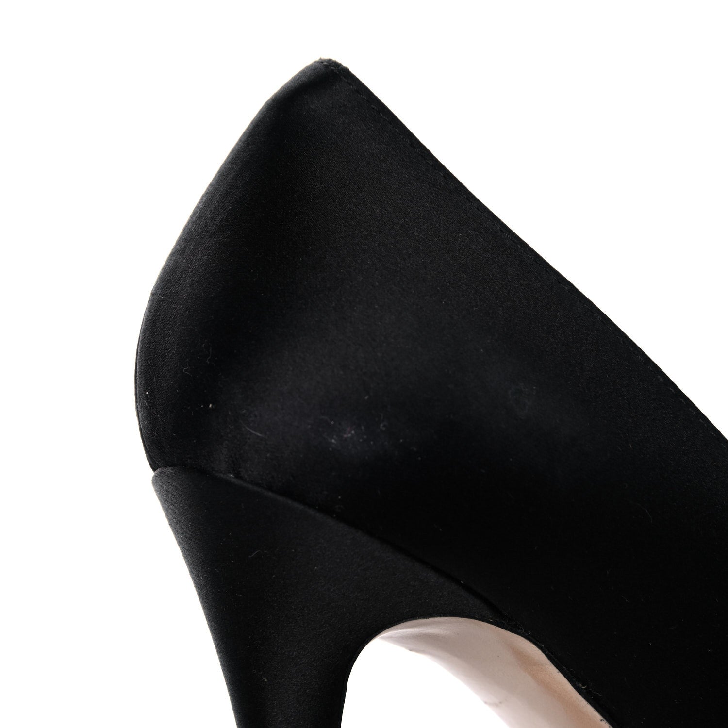 Valentino Garavani Satin Crystal Versailles Bow Peep Toe Platform High Heel Pumps 38 Black 13 of 15