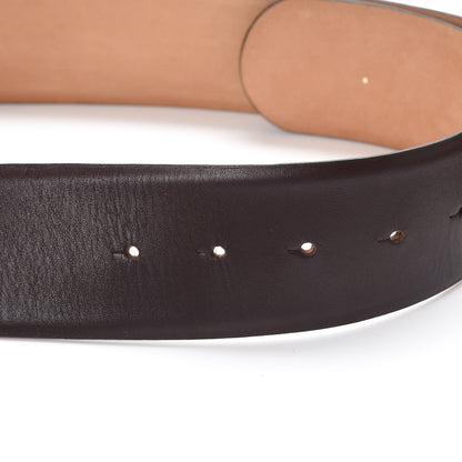 Chanel Calfskin CC Belt 95 38 Dark Brown 8 of 9