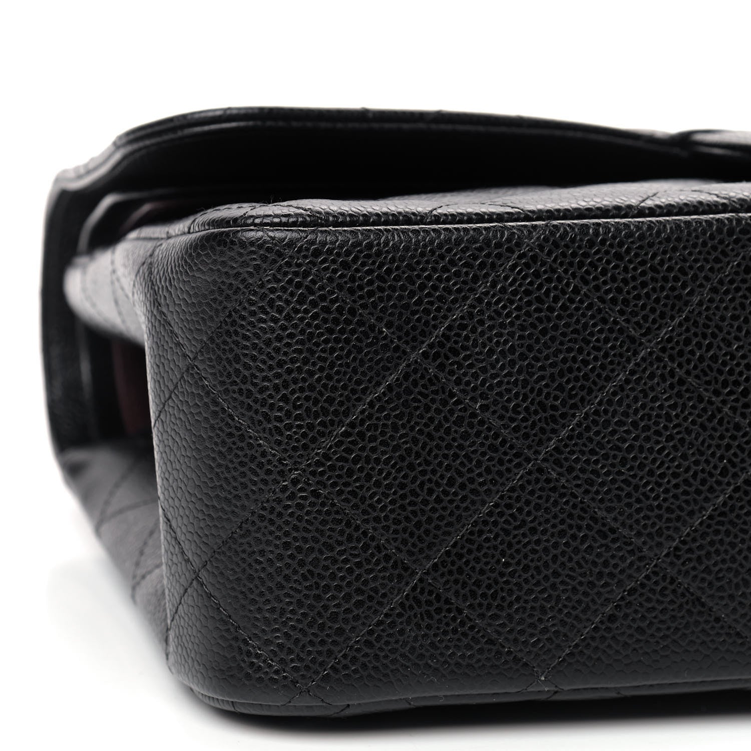 Chanel Caviar Quilted Jumbo Double Flap Black 6 of 9