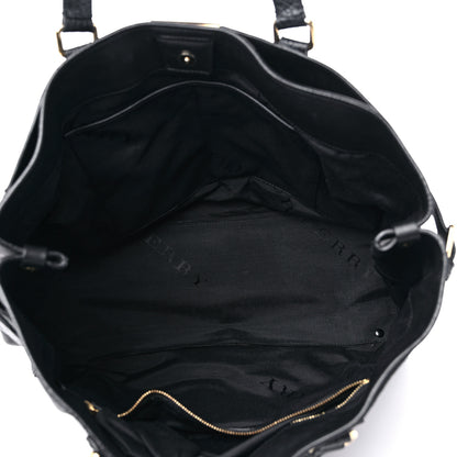 Burberry Signature Grain Calfskin Medium Tote Black 5 of 19