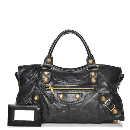 Balenciaga Chevre Giant 21 Gold Hardware Part Time Black 1 of 8