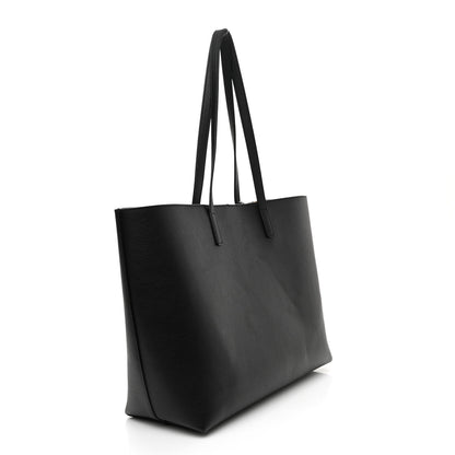 Saint Laurent Calfskin Large Shopping Tote Black 4 of 10