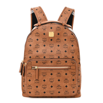 MCM Visetos Medium Stark Backpack Cognac 1 of 14