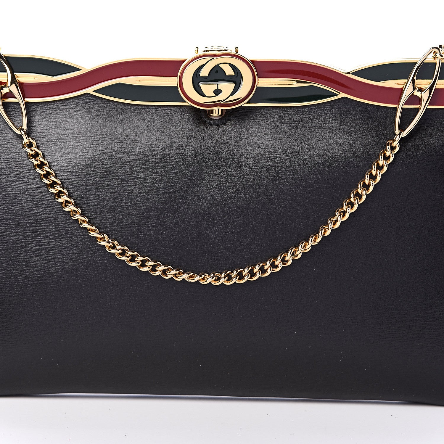 Gucci Palm Lux Broadway Evening Clutch Bag Black 7 of 9