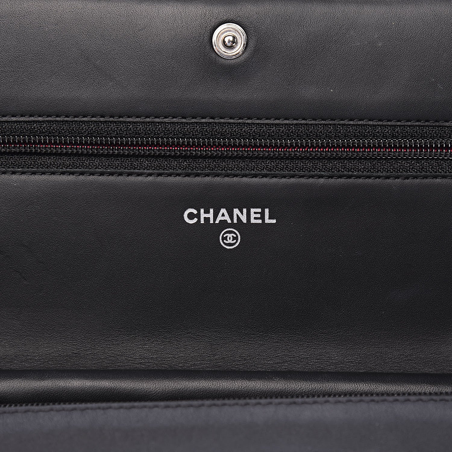 Chanel Calfskin Quilted Cambon Wallet On Chain WOC Black 6 of 16