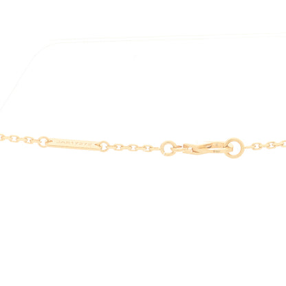 Van Cleef & Arpels 18K Yellow Gold Diamond Celestial Blue Sevres Porcelain Vintage Alhambra Pendant Necklace 4 of 5