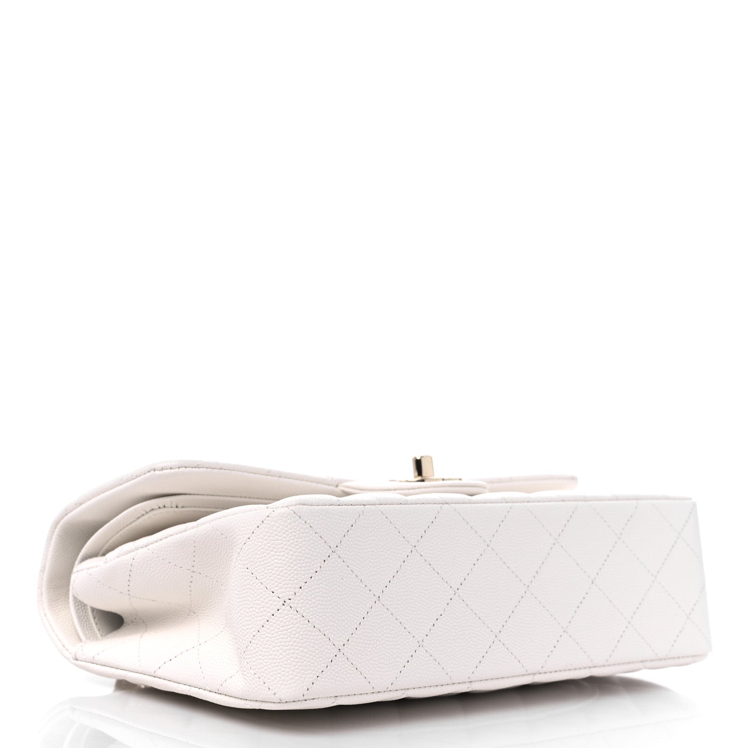 Chanel Caviar Quilted Small Double Flap White 4 of 10