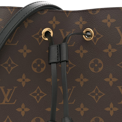 Louis Vuitton Monogram Neonoe MM Black 7 of 9