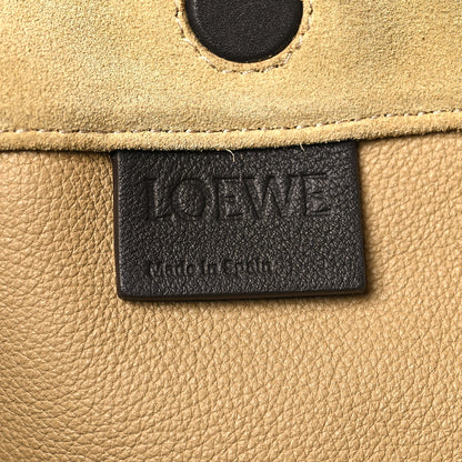 Loewe Suede Calfskin Large Flamenco With Chain Gold 6 of 9