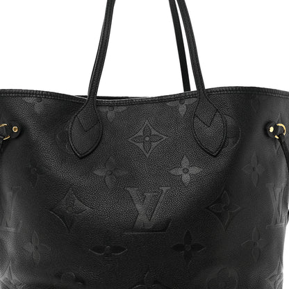 Louis Vuitton Empreinte Monogram Giant Neverfull MM Black 5 of 9