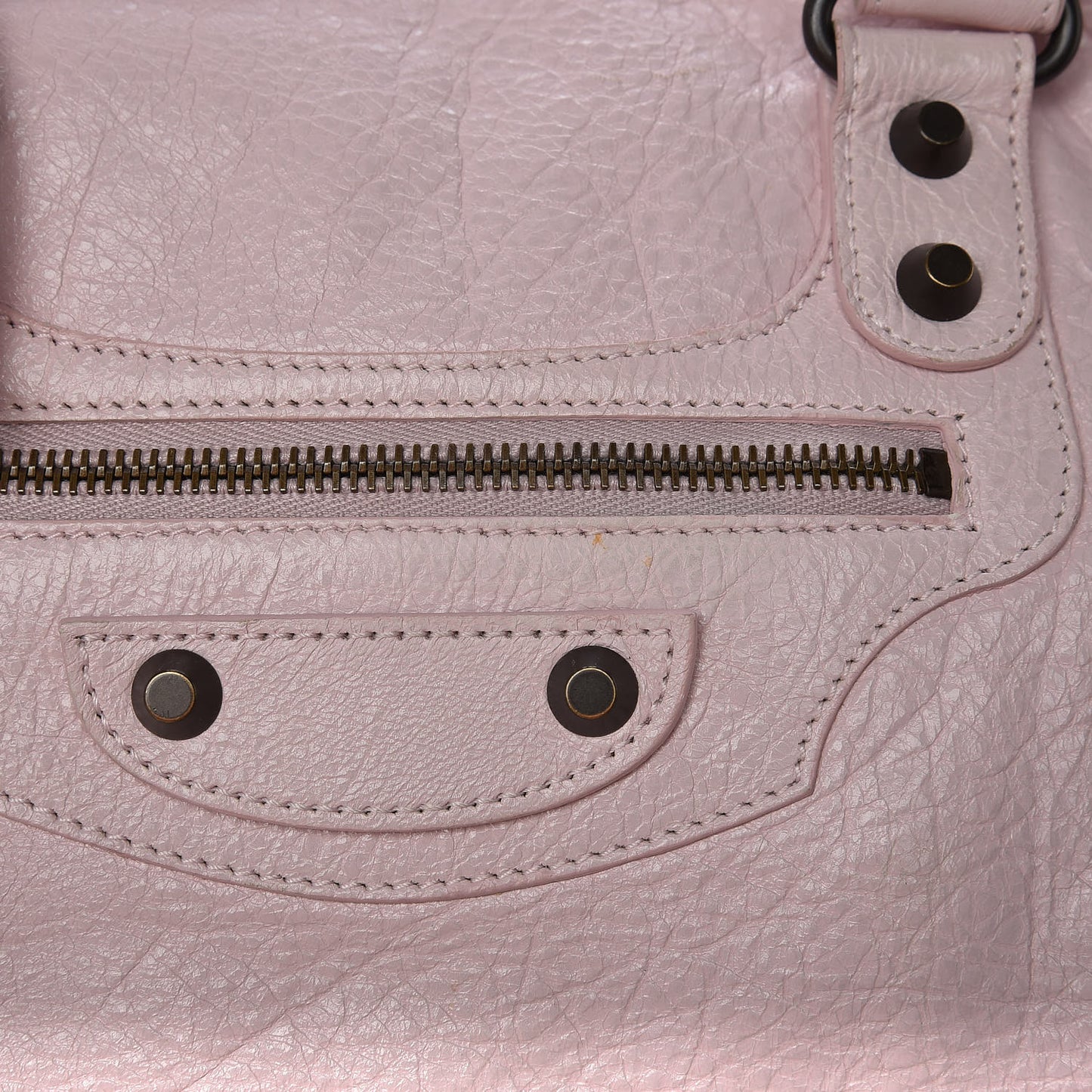 Agneau Classic Hardware S Sunday Tote Rose Poudre Rose Petunia