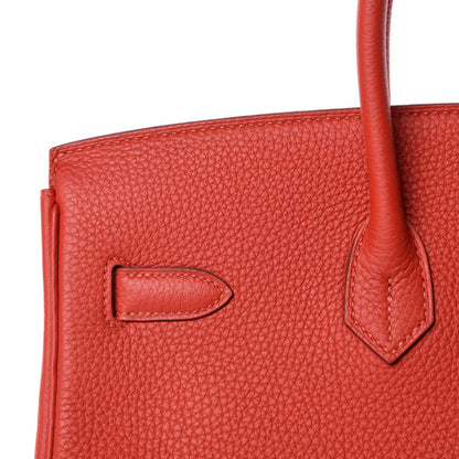 Hermes Togo Birkin 35 Vermillion 8 of 29