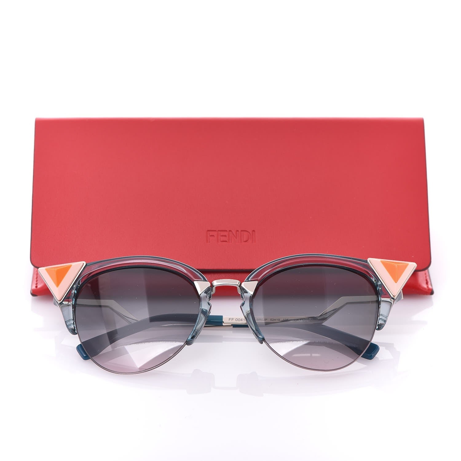Fendi Iridia Sunglasses FF 0041/N/S Blue 7 of 7