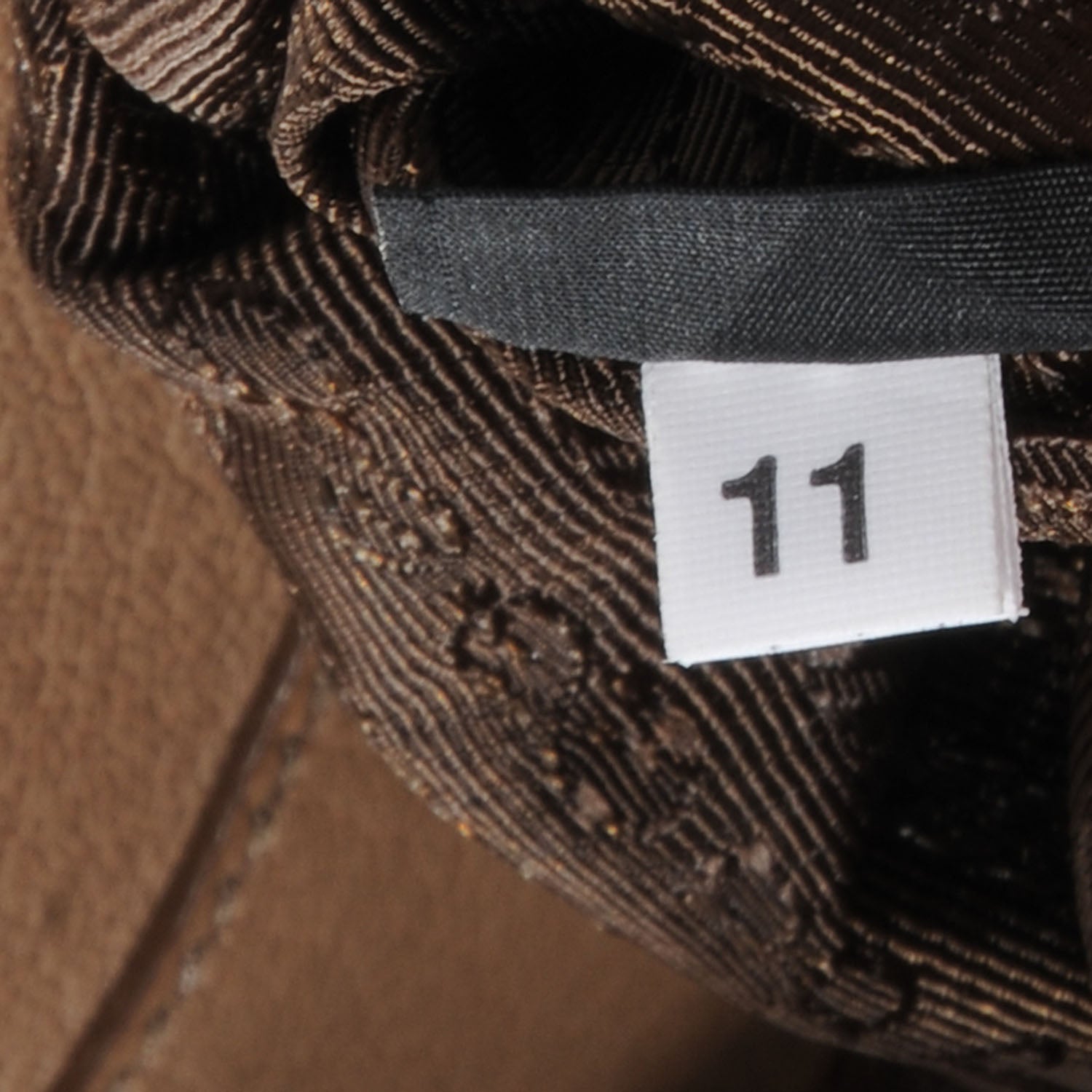 Prada Cervo Deerskin Tote Visone 7 of 10