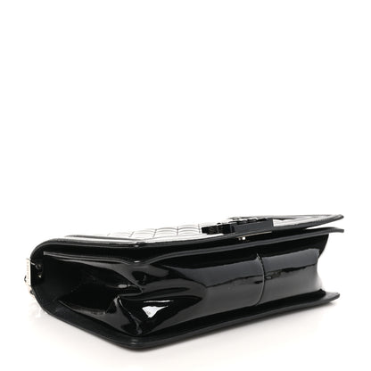 Chanel Patent Calfskin Quilted Medium Plexiglass Boy Flap Black 4 of 10