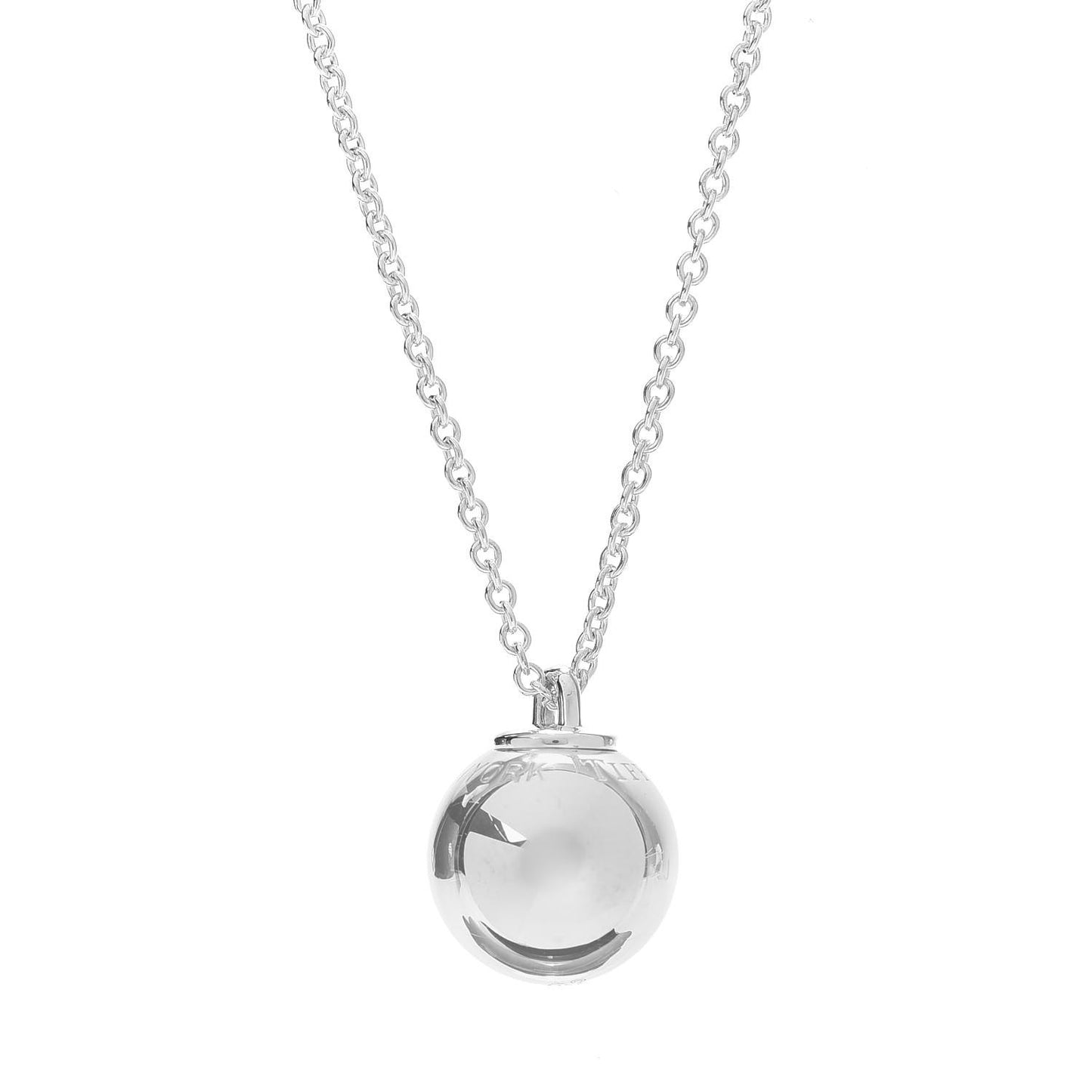 Sterling Silver 12.75mm HardWear Ball Pendant Necklace