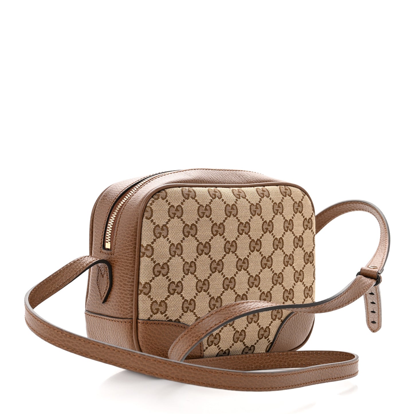 Monogram Mini Bree Messenger Bag Beige Tabacco