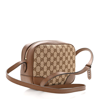 Gucci Monogram Mini Bree Messenger Bag Beige Tabacco 3 of 10