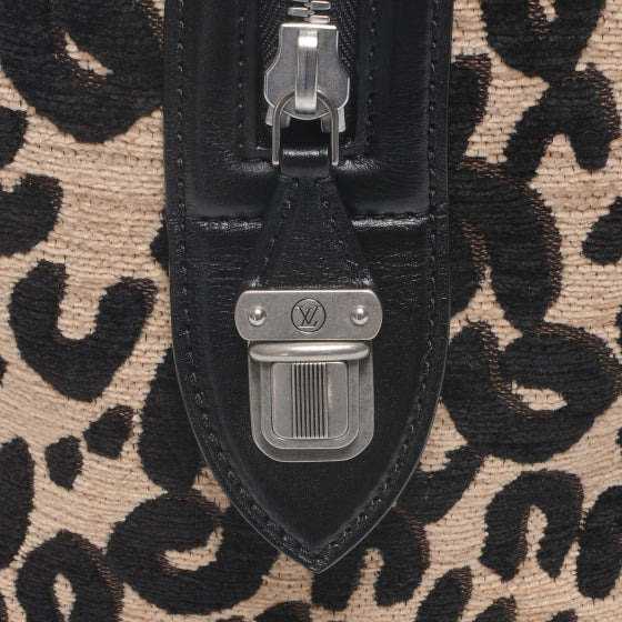 Jacquard Velvet Leopard Print Stephen Sprouse Speedy