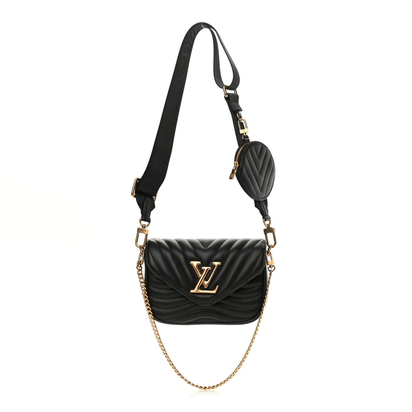 Calfskin New Wave Multi Pochette Black