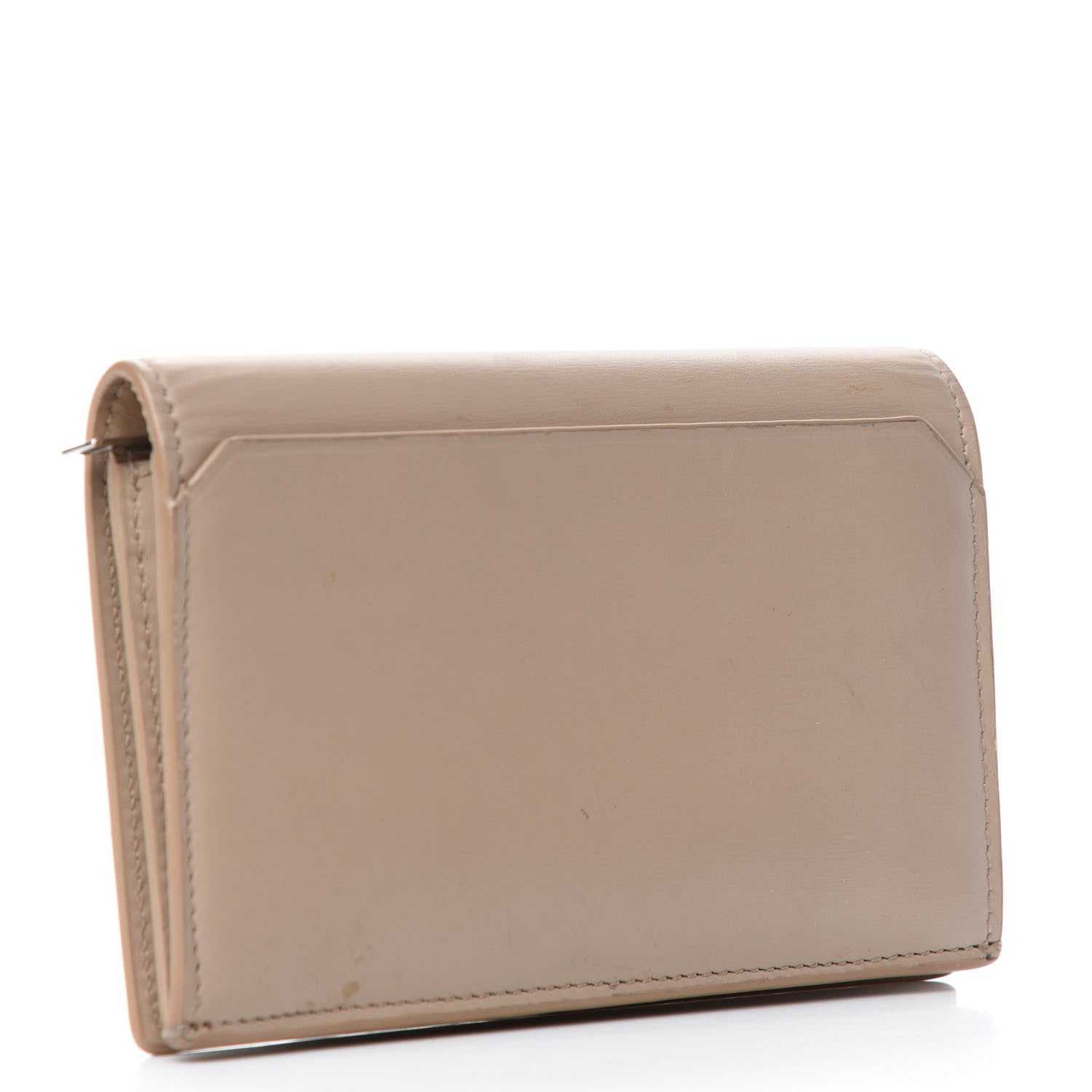 Saint Laurent Calfskin Fragments Flap Wallet Dark Beige 3 of 6