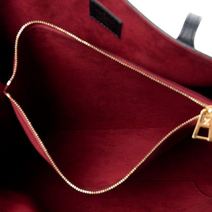 Louis Vuitton Grained Calfskin Lockme Shopper Black 6 of 12