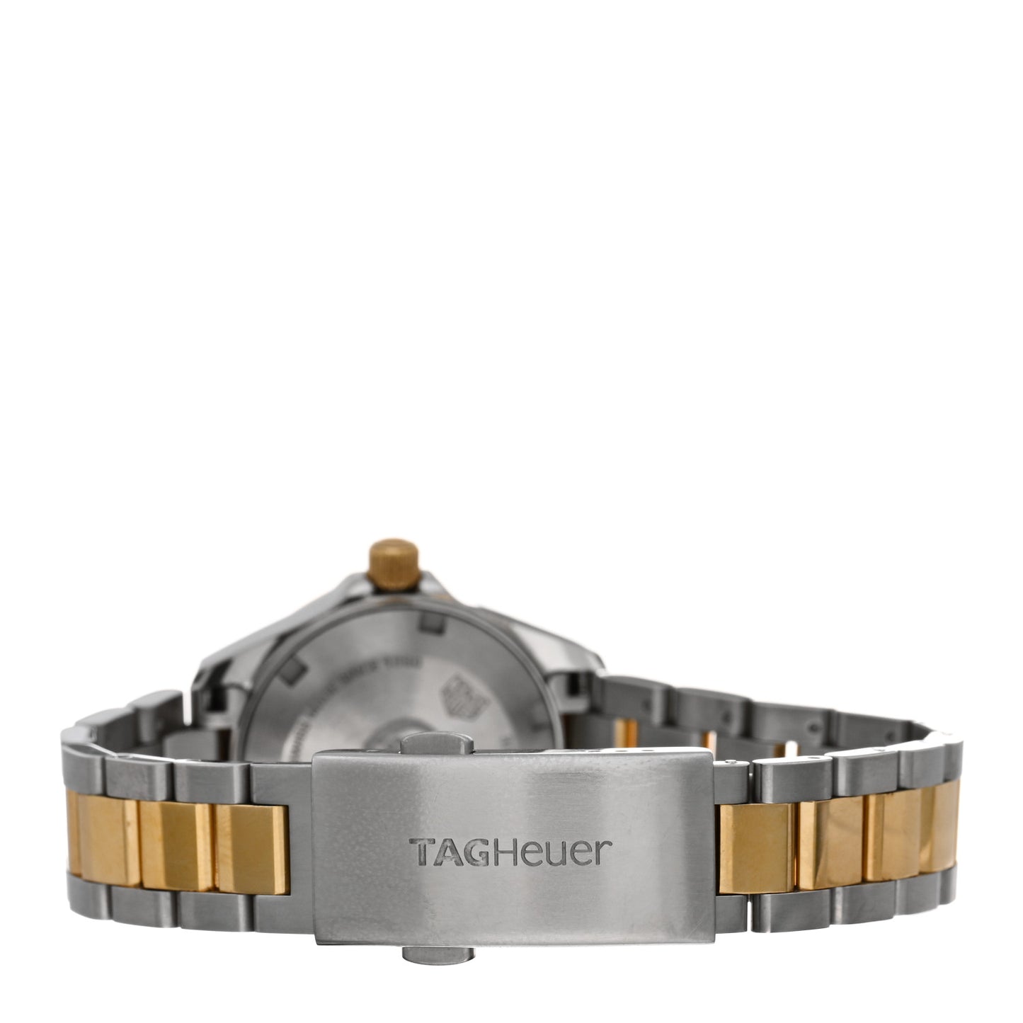 Stainless Steel 18K Yellow Gold Mother of Pearl 27mm Aquaracer Lady Quartz Watch WBD1420