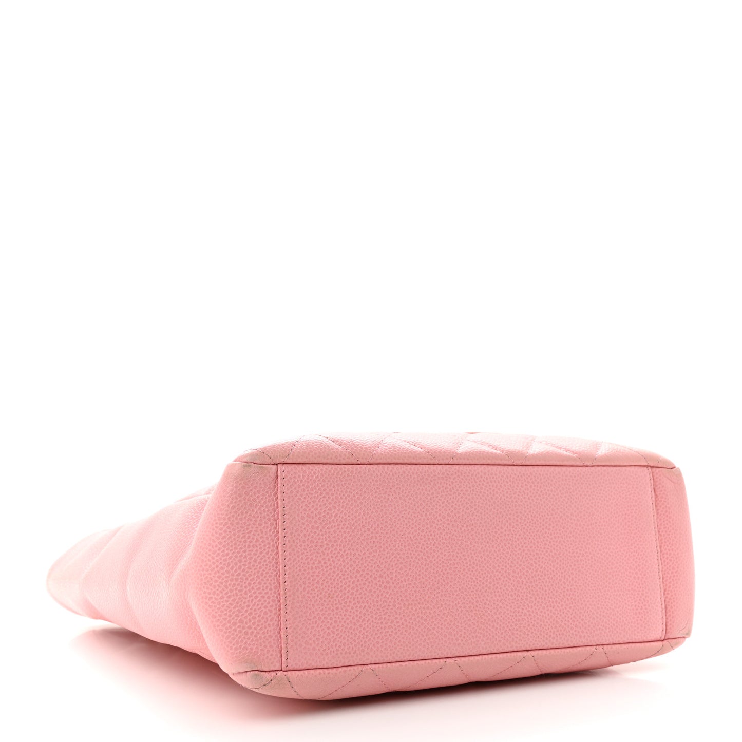 Caviar Quilted Petit Shopping Tote PST Pink