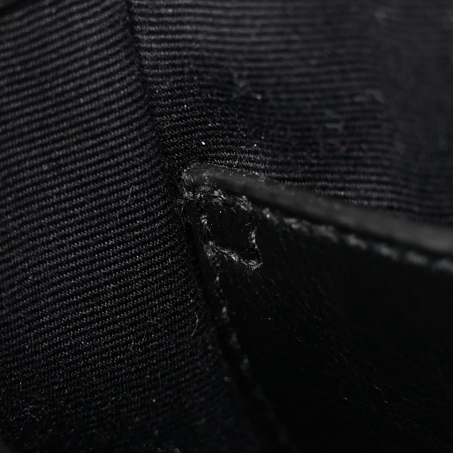 Saint Laurent Crinkled Calfskin Matelasse Monogram Baby Niki Chain Satchel Black 11 of 11