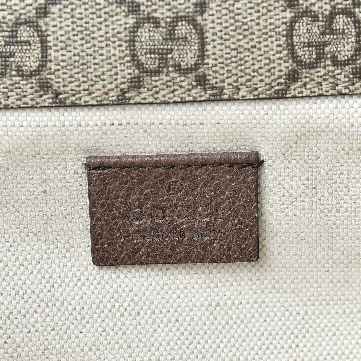 GG Supreme Monogram Web Small Neo Vintage Double Flap Messenger Bag Beige New Acero