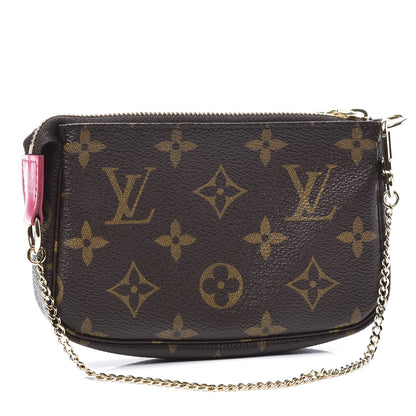 Louis Vuitton Monogram 2020 Christmas Animation Roller Coaster Mini Pochette Accessories Pivoine 2 of 9