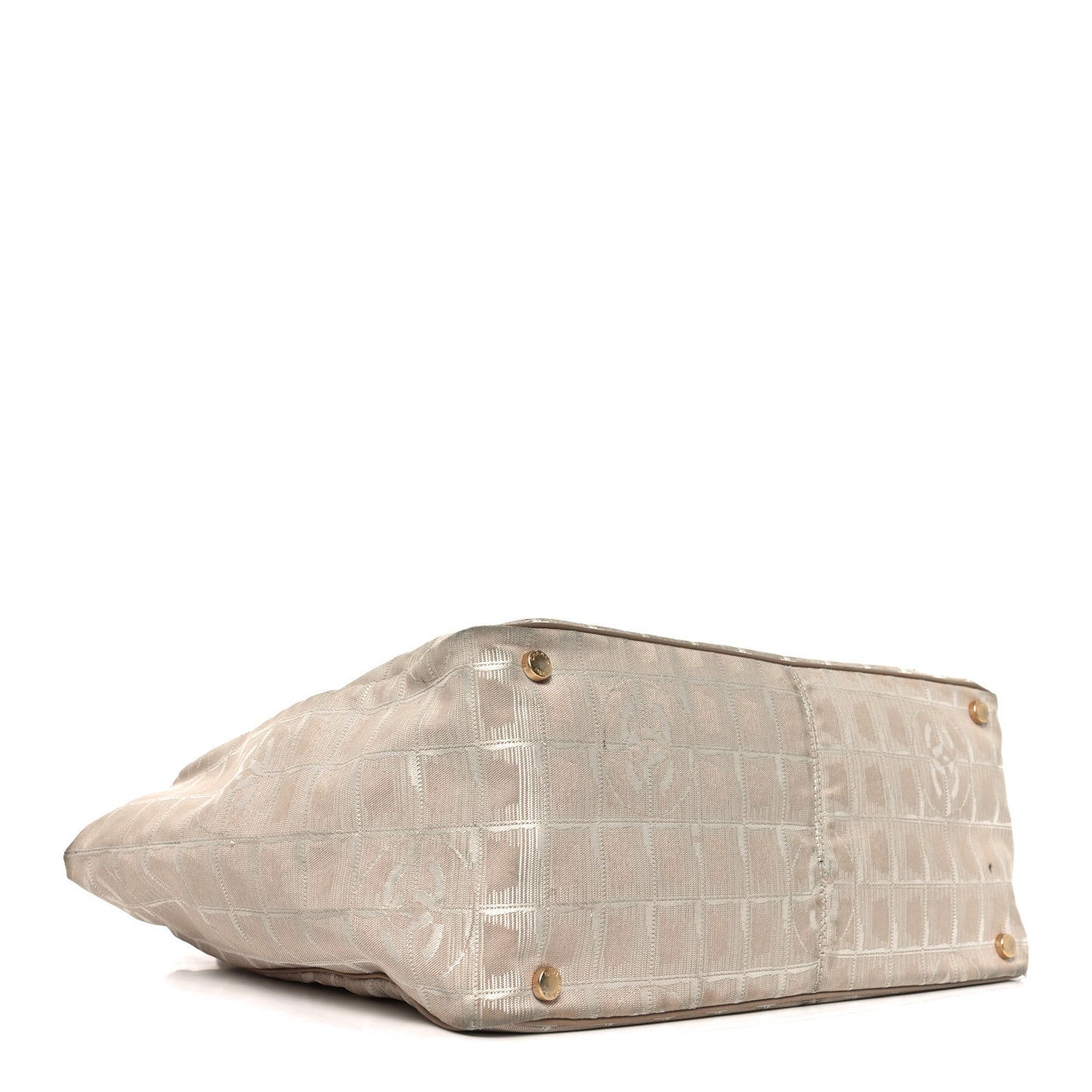 Nylon Medium Travel Tote Beige