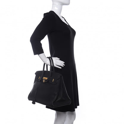 Hermes Togo Birkin 35 Black 2 of 10