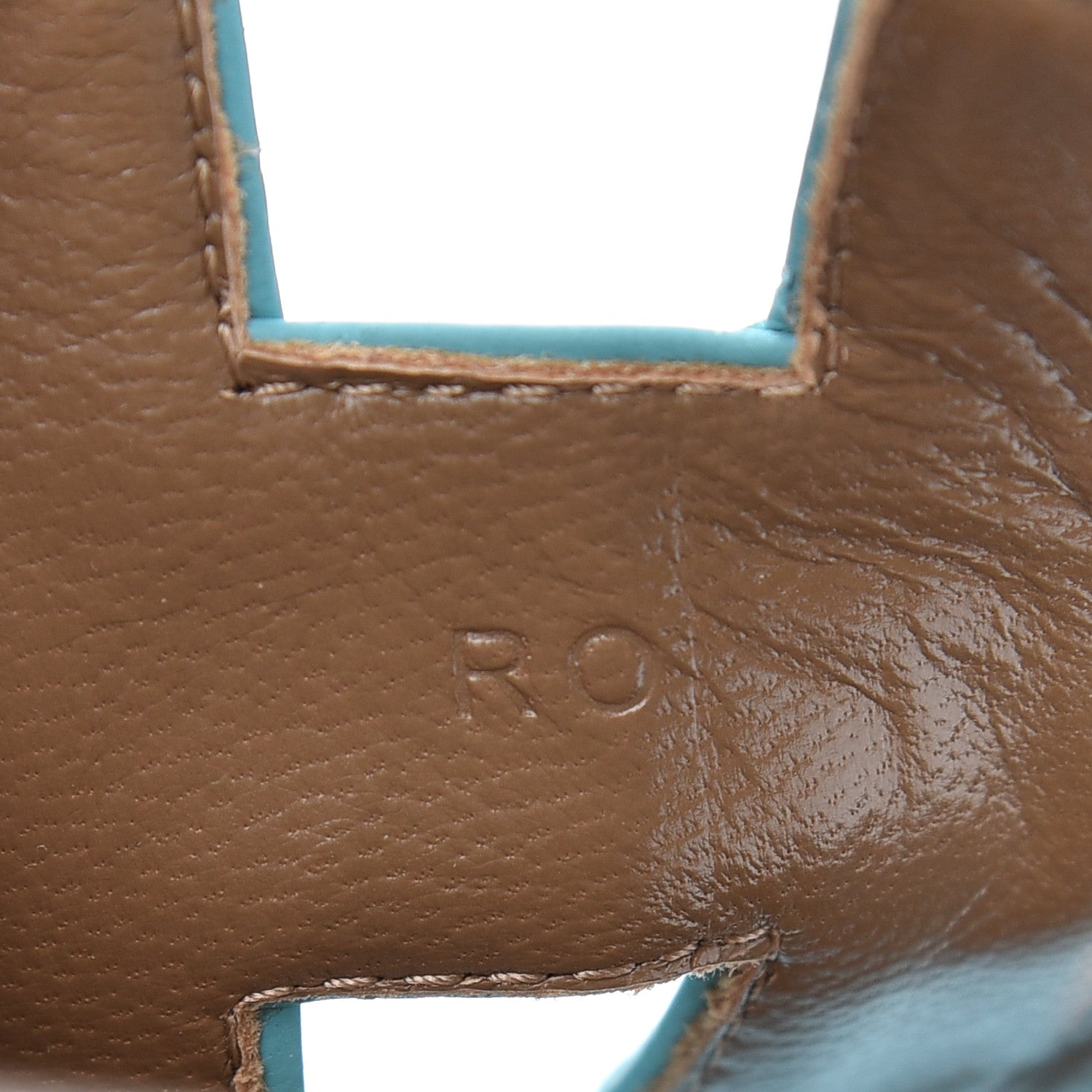 Hermes Matte Alligator Oran Sandals 36 Bleu Saint Cyr 8 of 9