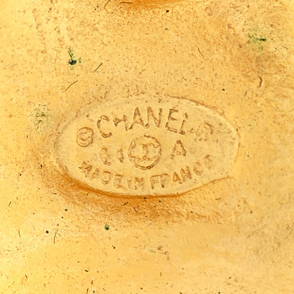 Chanel Round CC Clip On Earrings Gold 4 of 4