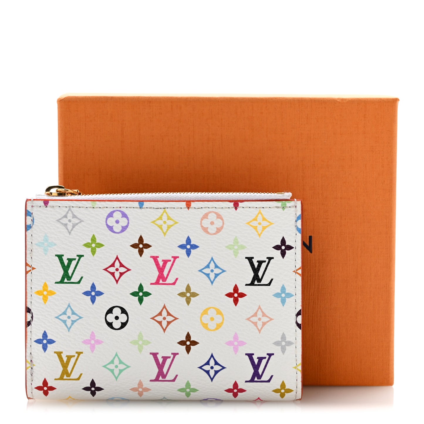 LV X TM Monogram Multicolor Lisa Wallet White
