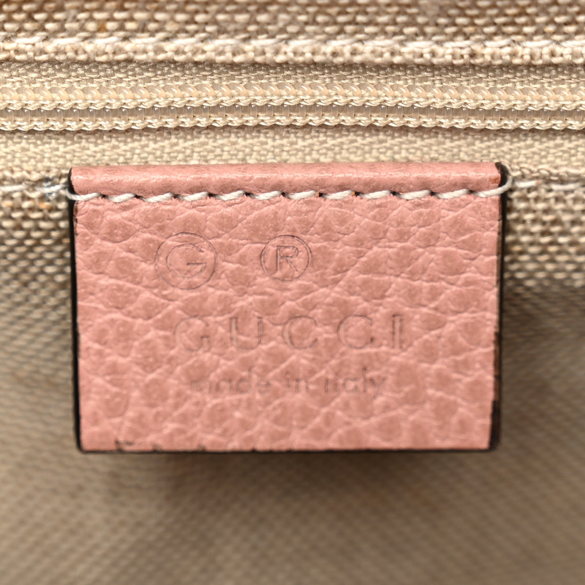 Gucci Dollar Calfskin Medium Interlocking G Top Handle Shoulder Bag Soft Pink 6 of 10