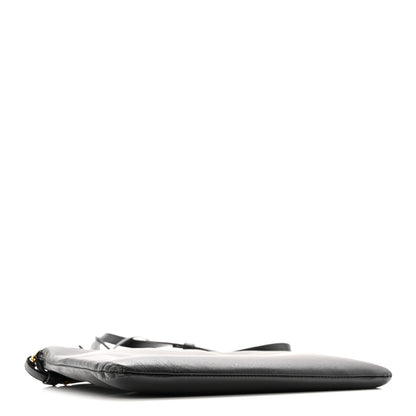 Saint Laurent Calfskin Teen Monogram Crossbody Bag Black 4 of 21
