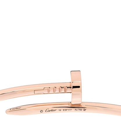 Cartier 18K Pink Gold Juste Un Clou Bracelet 19 3 of 3