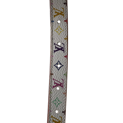 Louis Vuitton Monogram Multicolor Belt 80 32 White 3 of 7