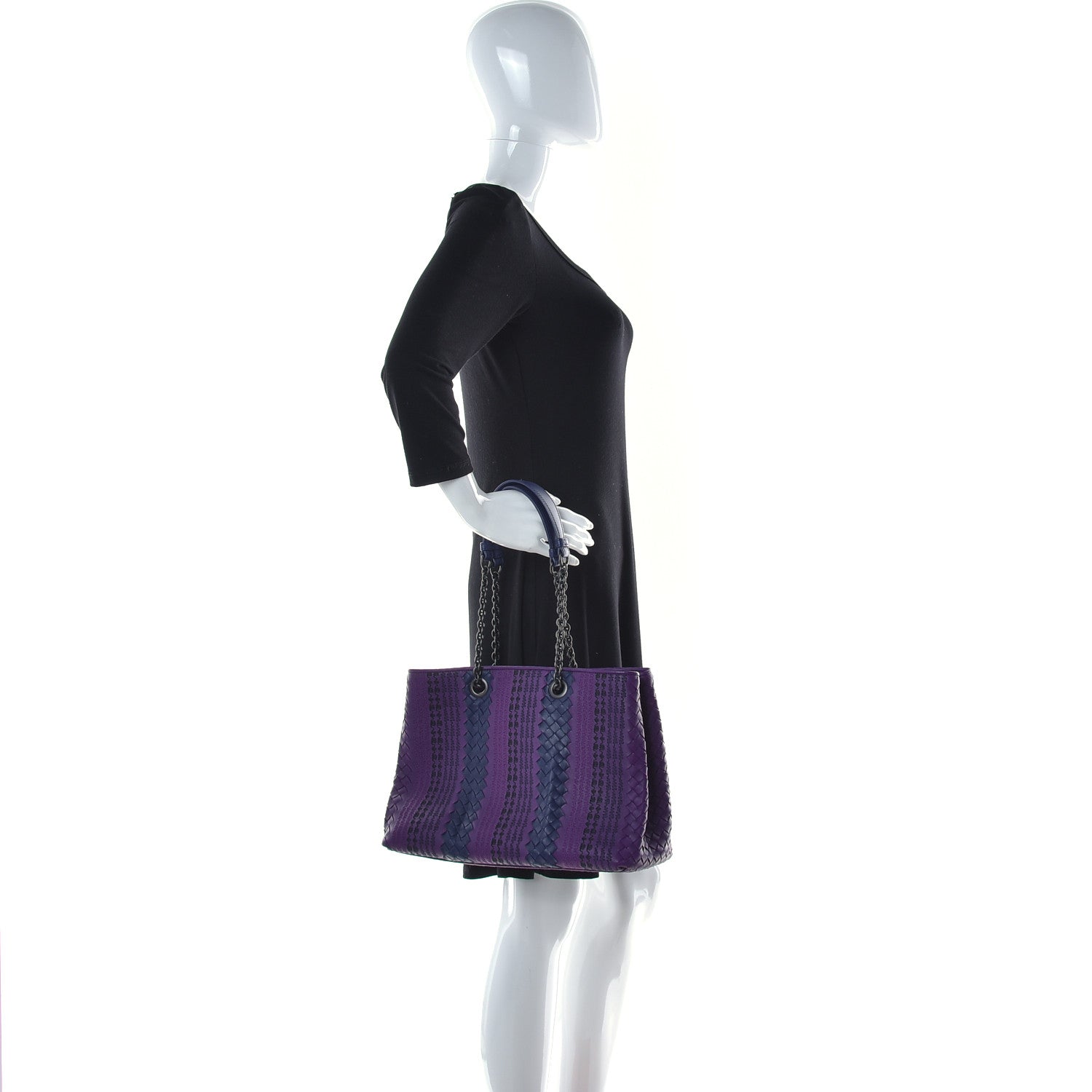 Bottega Veneta Nappa Intrecciato Medium Tote Purple 2 of 16