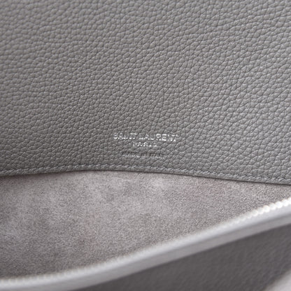 Saint Laurent Grained Calfskin Small Supple Sac De Jour Mouse Grey 6 of 18